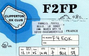 La carte QSL de 