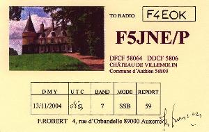 La carte QSL de 