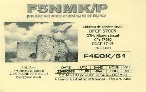 La carte QSL de 