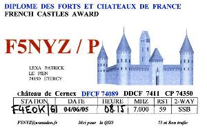 La carte QSL de 