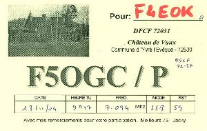 La carte QSL de 