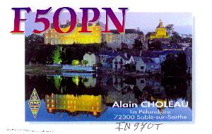 La carte QSL de 