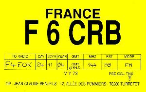 La carte QSL de 