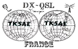 La carte QSL de 